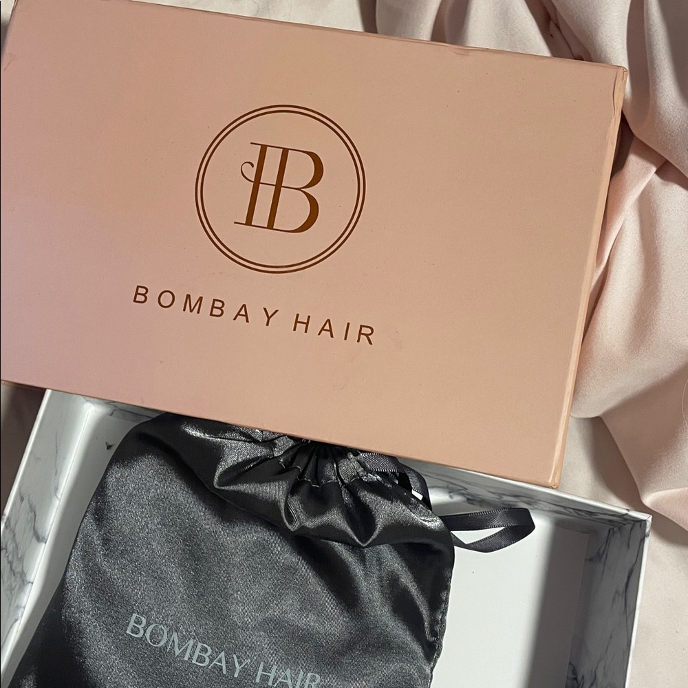 Bombay Hair clip in extensions with box pouch and extra clips Dirty blonde
